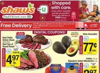 Shaw’s Weekly Ad Dec 05 – Dec 11, 2025