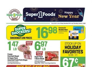 Super 1 Foods Weekly Ad Dec 26 – Jan 01, 2026