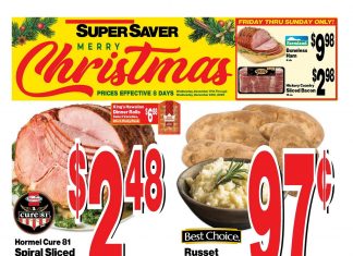 Super Saver Weekly Ad Dec 17 – Dec 24, 2025 (Christmas Promotion Included)