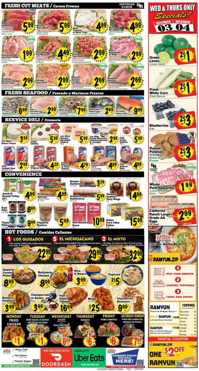 Superior Grocers Weekly Ad Dec 03 Dec 09 2025