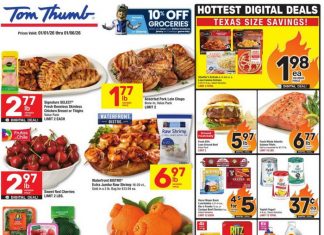 Tom Thumb Weekly Ad Jan 01 – Jan 06, 2026 (New Year Promotion Included)