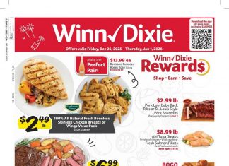 Winn-Dixie Weekly Ad Dec 26, 2025 – Jan 01, 2026 (New Year Promotion Included)