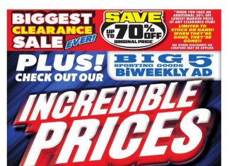 Big 5 Sporting Goods Weekly Ad Jan 23 – Feb 09, 2026
