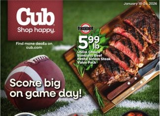 Cub Foods Weekly Ad Jan 18 – Jan 24, 2026