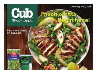 Cub Foods Weekly Ad Jan 04 – Jan 10, 2026