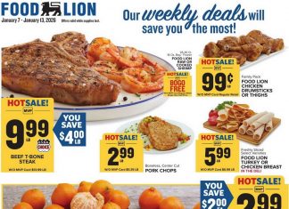 Food Lion Weekly Ad Jan 07 – Jan 13, 2026