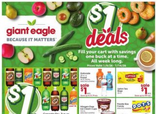 Giant Eagle Weekly Ad Jan 08 – Jan 14, 2026