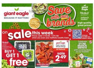 Giant Eagle Weekly Ad Jan 15 – Jan 21, 2026