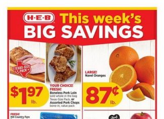 HEB Weekly Ad Jan 14 – Jan 20, 2026