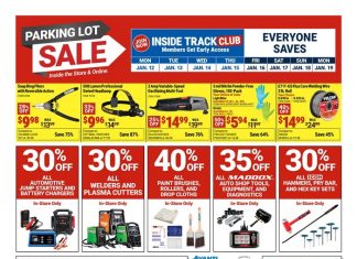 Harbor Freight Parking Lot Sale Jan 12 – Jan 19, 2026