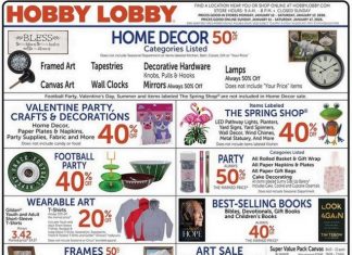 Hobby Lobby Weekly Ad Jan 11 – Jan 17, 2026