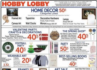 Hobby Lobby Weekly Ad Jan 25 – Jan 31, 2026