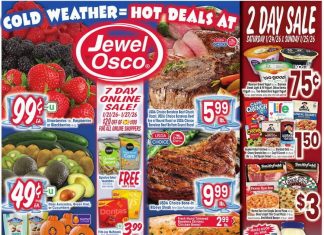Jewel Osco Weekly Ad Jan 21 – Jan 27, 2026 (Valentine’s Day Promotion Included)