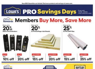 Lowe’s Pro Ad Jan 12 – Jan 23, 2026