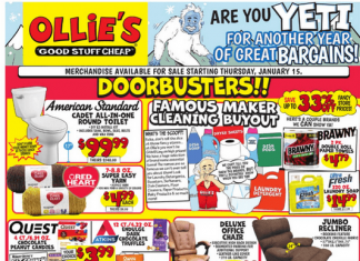 Ollie’s Weekly Ad Jan 15 – Jan 21, 2026