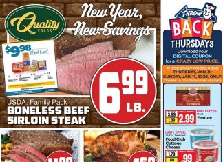 Quality Foods Weekly Ad Jan 07 – Jan 13, 2026 (New Year Promotion Included)
