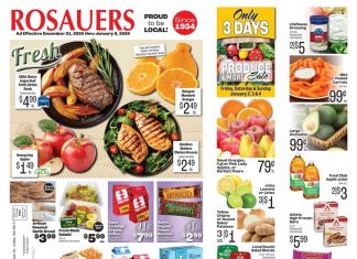 Rosauers Weekly Ad Dec 31, 2025 – Jan 06, 2026 (New Year Promotion Included)