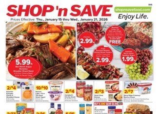 SHOP ‘n SAVE Weekly Ad Jan 15 – Jan 21, 2026 (Valentine’s Day Promotion Included)