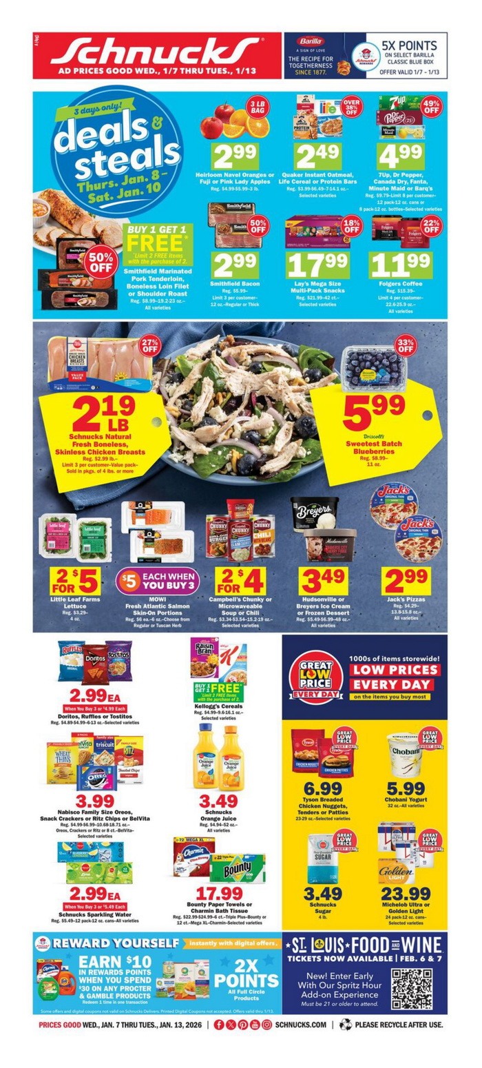 Schnucks Weekly Ad Jan 07 Jan 13, 2026