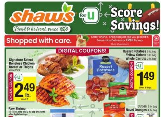 Shaw’s Weekly Ad Jan 09 – Jan 15, 2026