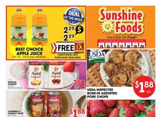 Sunshine Foods Weekly Ad Jan 14 – Jan 20, 2026