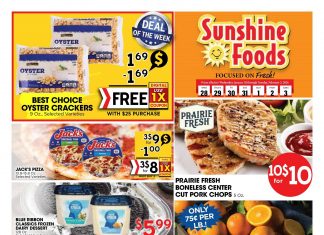 Sunshine Foods Weekly Ad Jan 28 – Feb 03, 2026