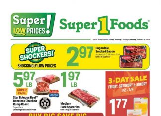 Super 1 Foods Weekly Ad Jan 02 – Jan 06, 2026