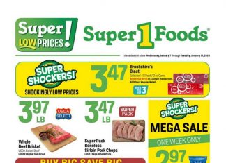 Super 1 Foods Weekly Ad Jan7 – Jan 13, 2026