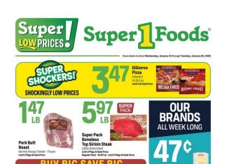 Super 1 Foods Weekly Ad Jan 14 – Jan 20, 2026