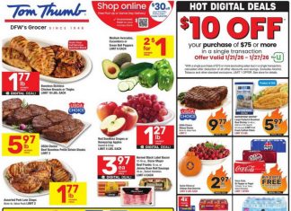 Tom Thumb Weekly Ad Jan 21 – Jan 27, 2026