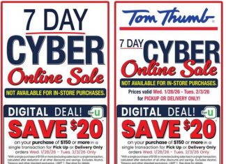 Tom Thumb Weekly Ad Jan 28 – Feb 03, 2026
