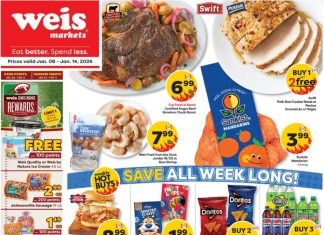 Weis Markets Weekly Ad Jan 08 – Jan 14, 2026 (Valentine’s Day Promotion Included)