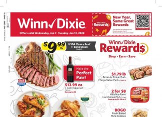 Winn-Dixie Weekly Ad Jan 07 – Jan 13, 2026 (New Year Promotion Included)
