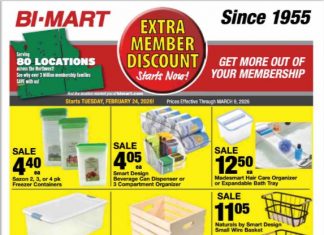 Bi-Mart Extra Member Discount Sale Feb 24 – Mar 09, 2026