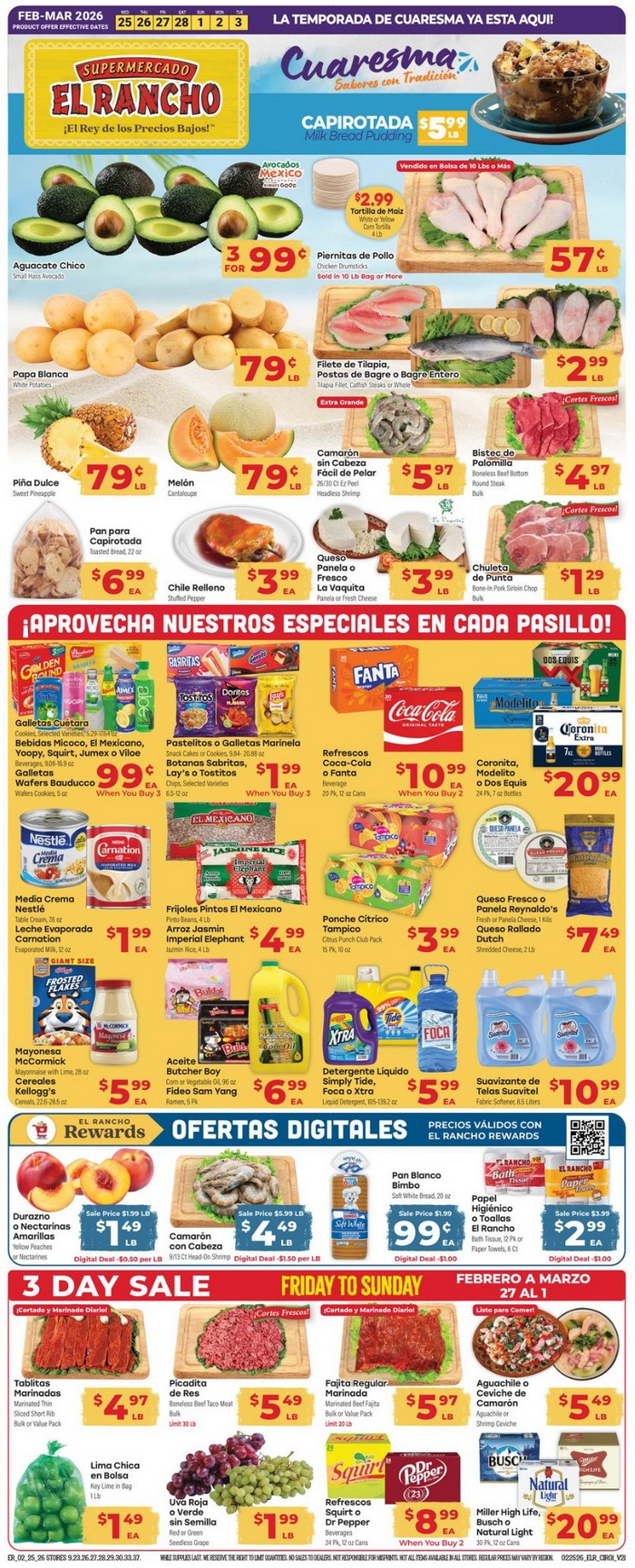 El Rancho Weekly Ad Feb 25 – Mar 03, 2026