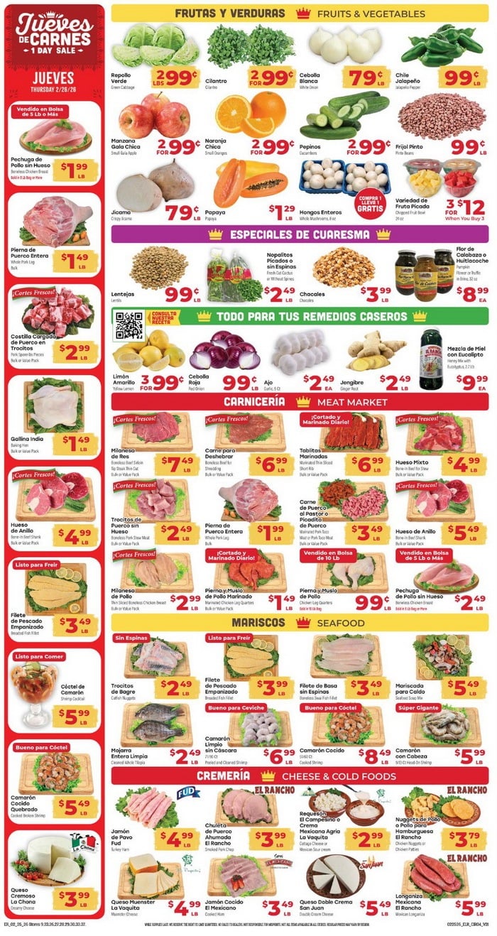 El Rancho Weekly Ad Feb 25 – Mar 03, 2026