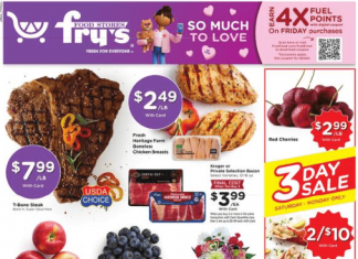 Fry’s Food Weekly Ad Feb 11 – Feb 17, 2026 (Valentine’s Day Promotion Included)