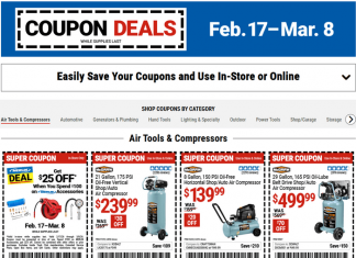 Harbor Freight Coupon Sale Feb 17 – Mar 08, 2026