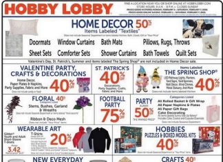 Hobby Lobby Weekly Ad Feb 01 – Feb 07, 2026