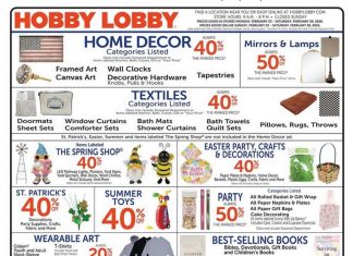 Hobby Lobby Weekly Ad Feb 22 – Mar 01, 2026