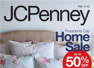 JCPenney Presidents Day Home Sale Feb 02 – Feb 22, 2026