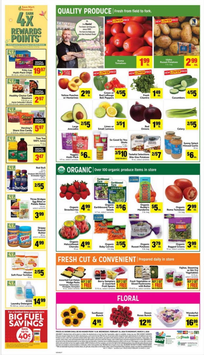 Save Mart Supermarkets Weekly Ad Feb 25 – Mar 03, 2026