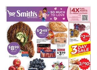Smith’s Food and Drug Weekly Ad Feb 11 – Feb 17, 2026 (Valentine’s Day Promotion Included)