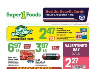 Super 1 Foods Weekly Ad Feb 11 – Feb 17, 2026 (Valentine’s Day Promotion Included)