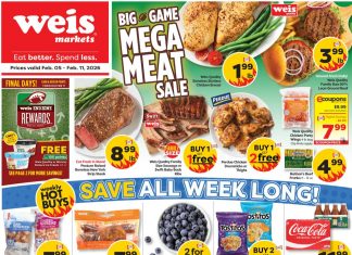 Weis Markets Weekly Ad Feb 05 – Feb 11, 2026 (Valentine’s Day Promotion Included)