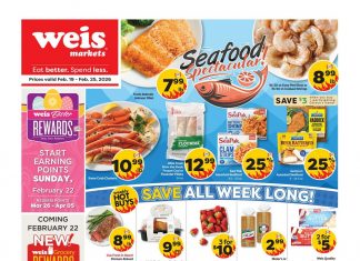 Weis Markets Weekly Ad Feb 19 – Feb 25, 2026
