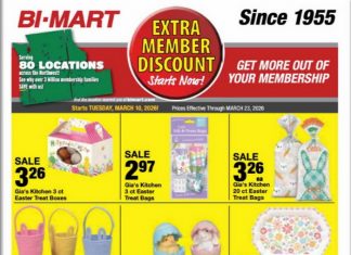 Bi-Mart Extra Member Discount Sale Mar 10 – Mar 23, 2026 (Easter Promotion Included)