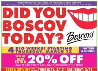 Boscov’s Weekly Ad Mar 12 – Mar 18, 2026
