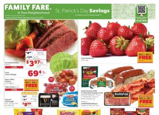Family Fare Weekly Ad Mar 08 – Mar 14, 2026 (Saint Patrick’s Day Promotion Included)