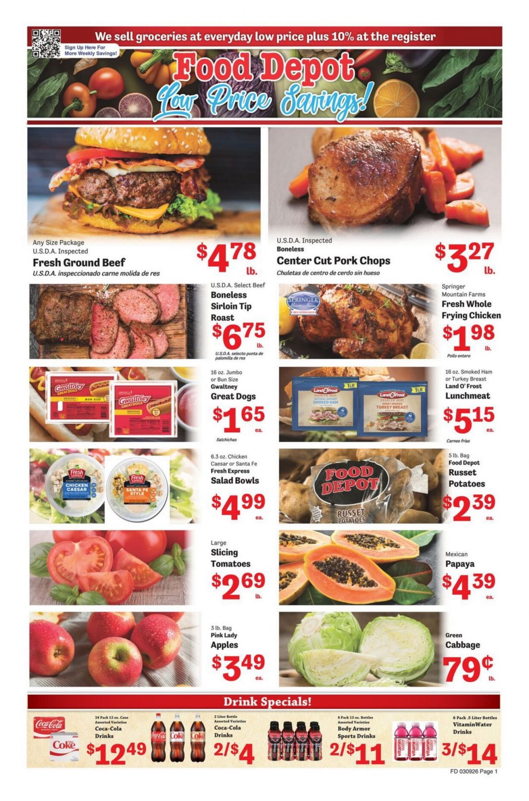 Food Depot Weekly Ad Mar 09 - Mar 15, 2026